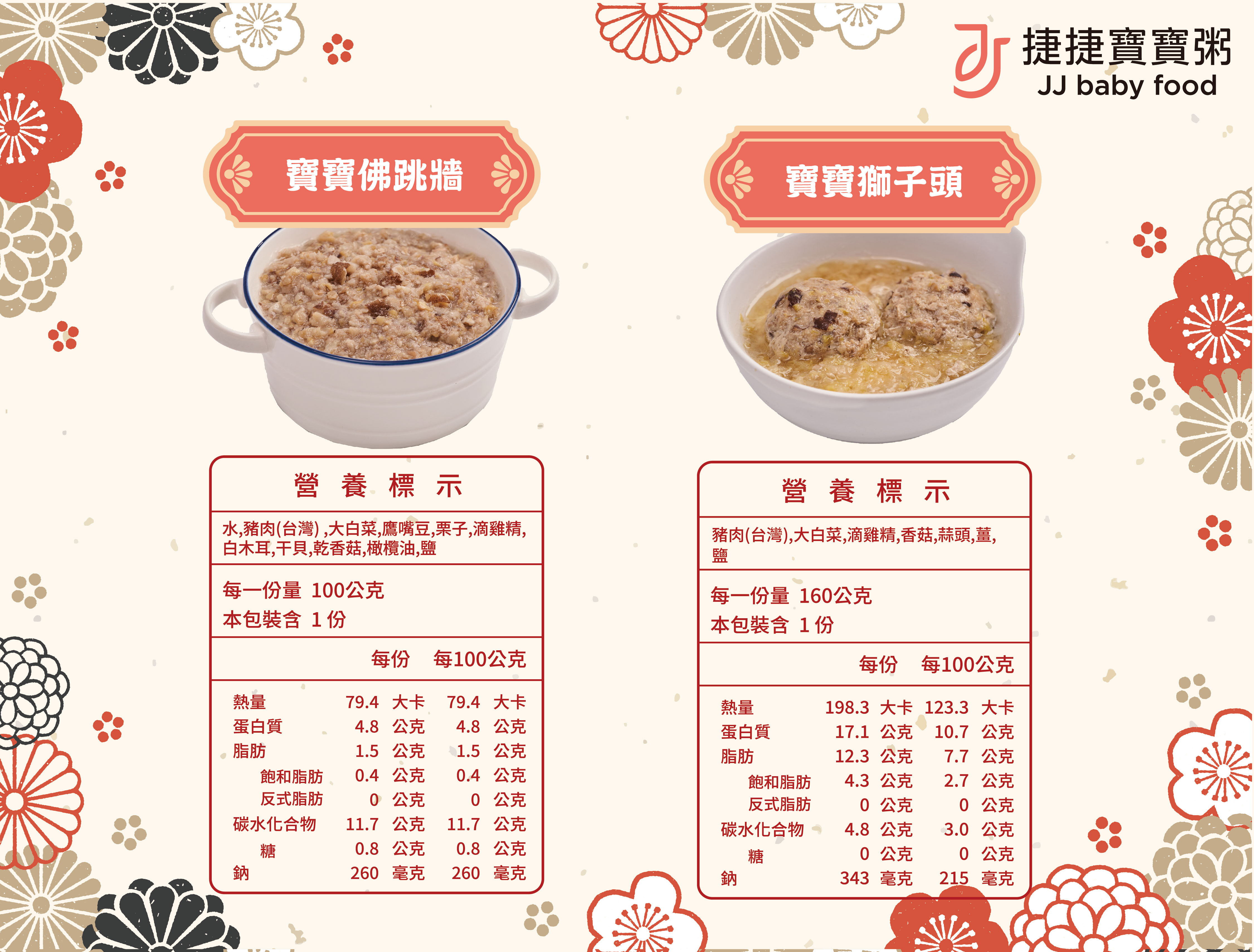 副食品 N-2 捷捷寶寶年菜禮盒-燉飯組(不含牛) 12M+