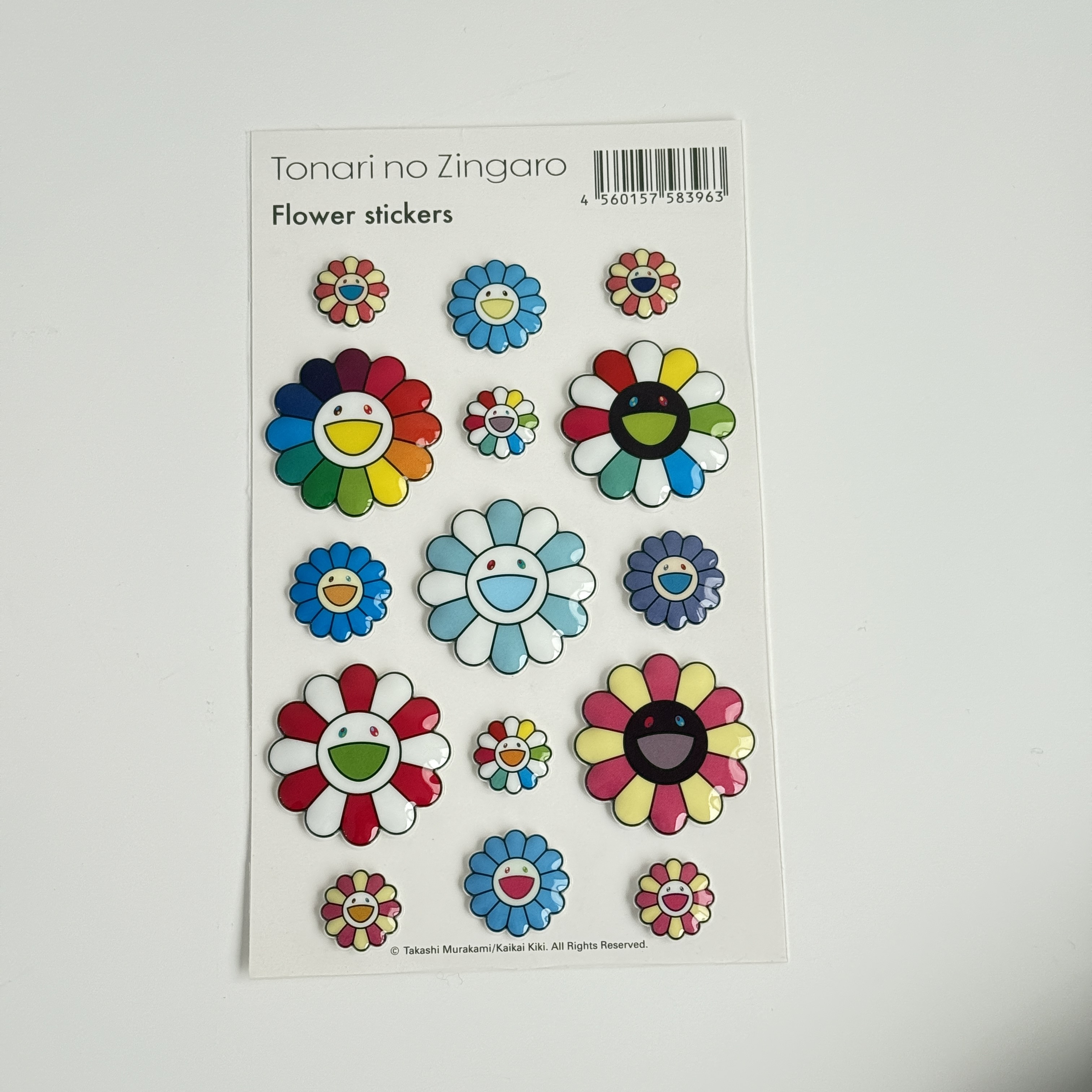 現貨┃日本 村上隆 Tonarino Zingaro 花花 貼紙 別針