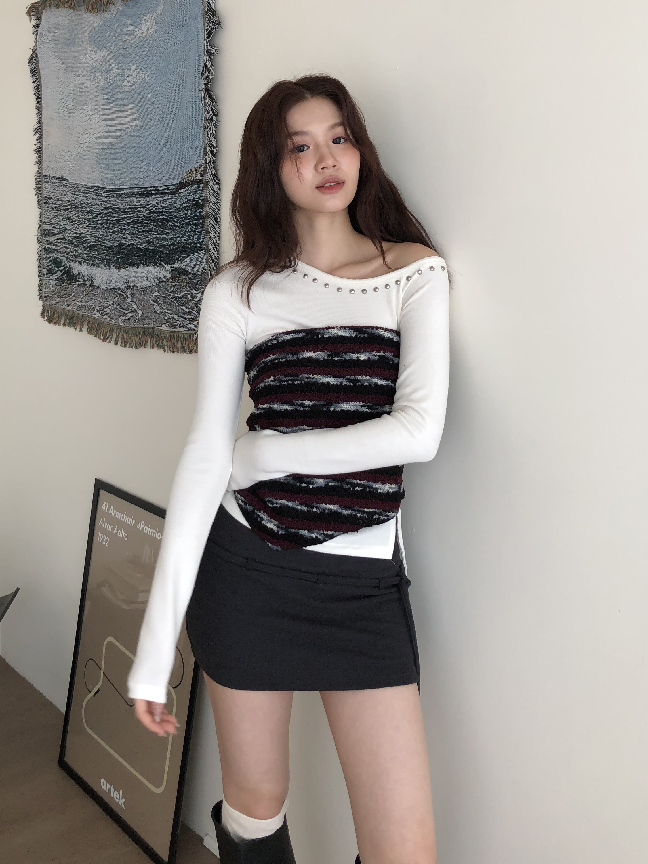 Nordic Knit Scarf #圍巾