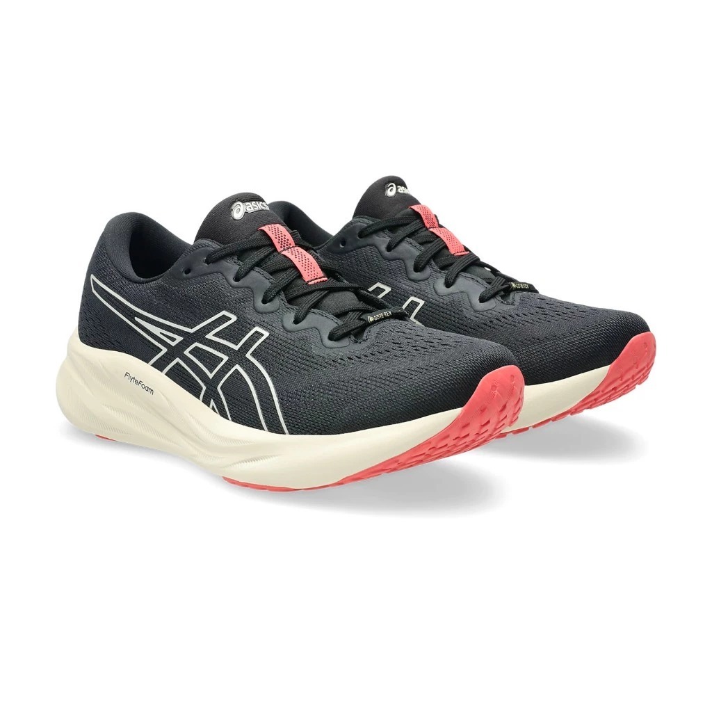 女鞋 ASICS GEL-PULSE 15 GTX GORE-TEX 黑白粉 防水 緩震 運動 跑鞋【1012B592-003】