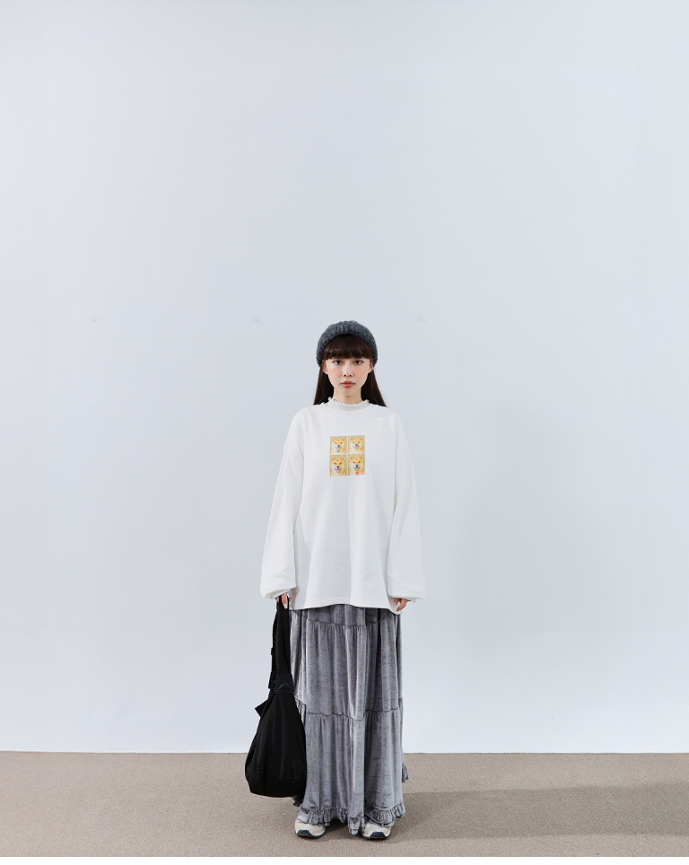 Textured glossy velvet ruffle cake dress, available in three colors【03021715】in stock+pre-order