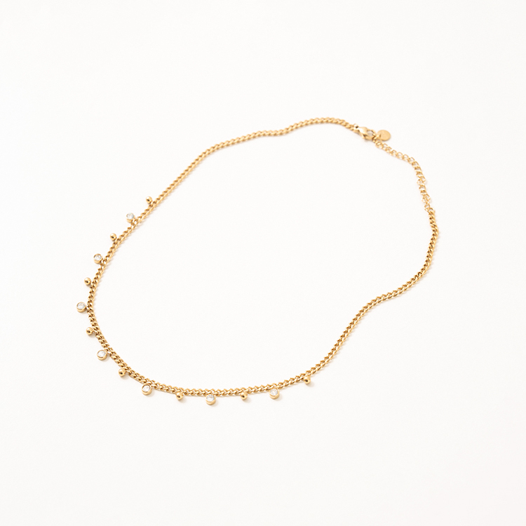 miramira微光｜單鍊多墜項鍊B1595-金20074