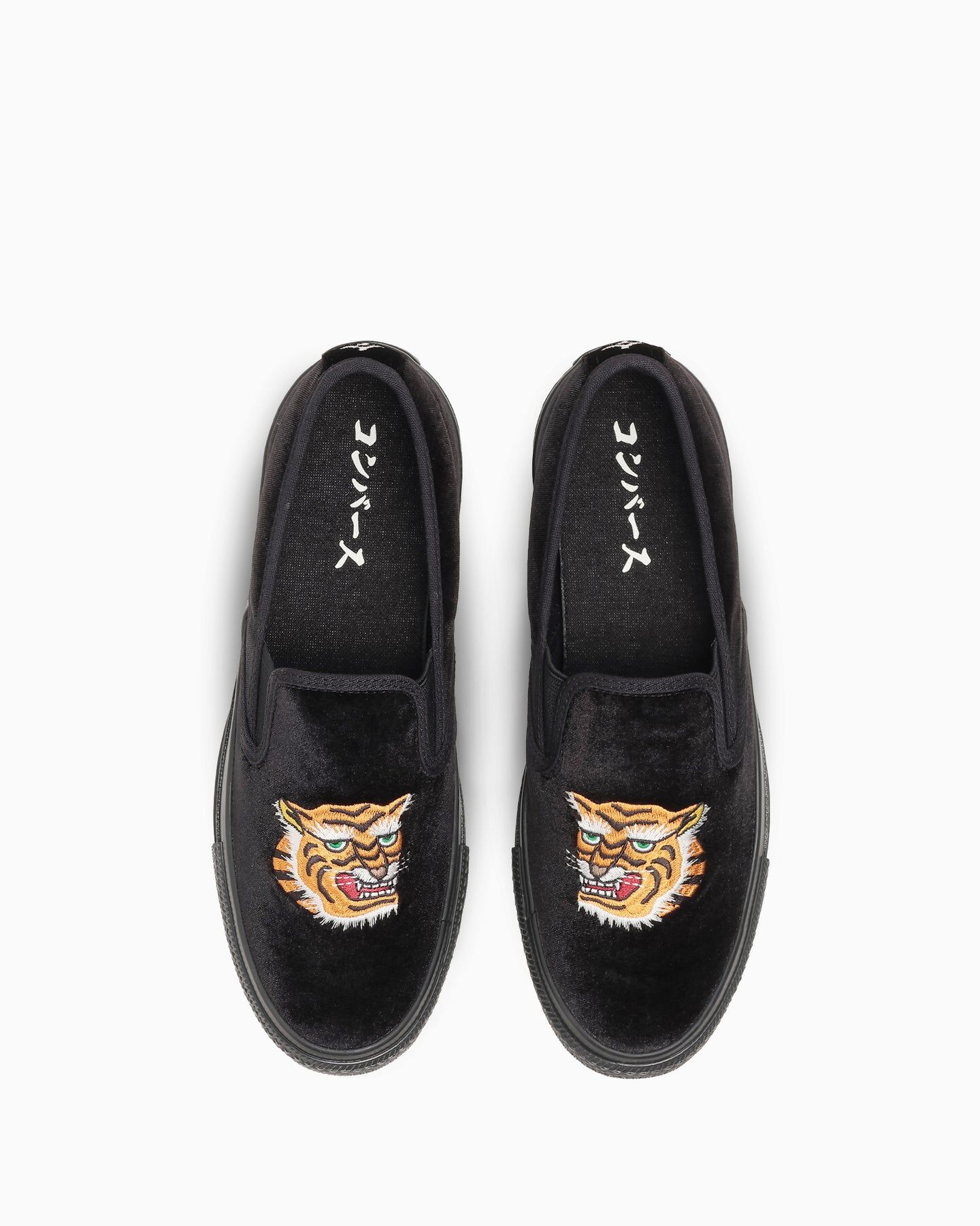 預購┃CONVERSE ALL STAR KUNGFU SLIP-ON 老虎 功夫鞋 天鵝絨 懶人鞋 全黑