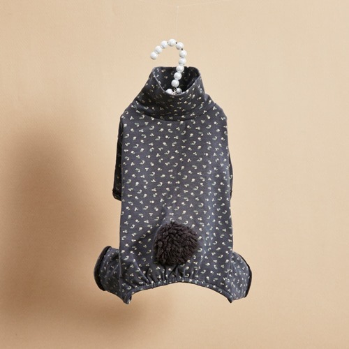 Louisdog 兔兔尾巴連身褲_煙燻小花