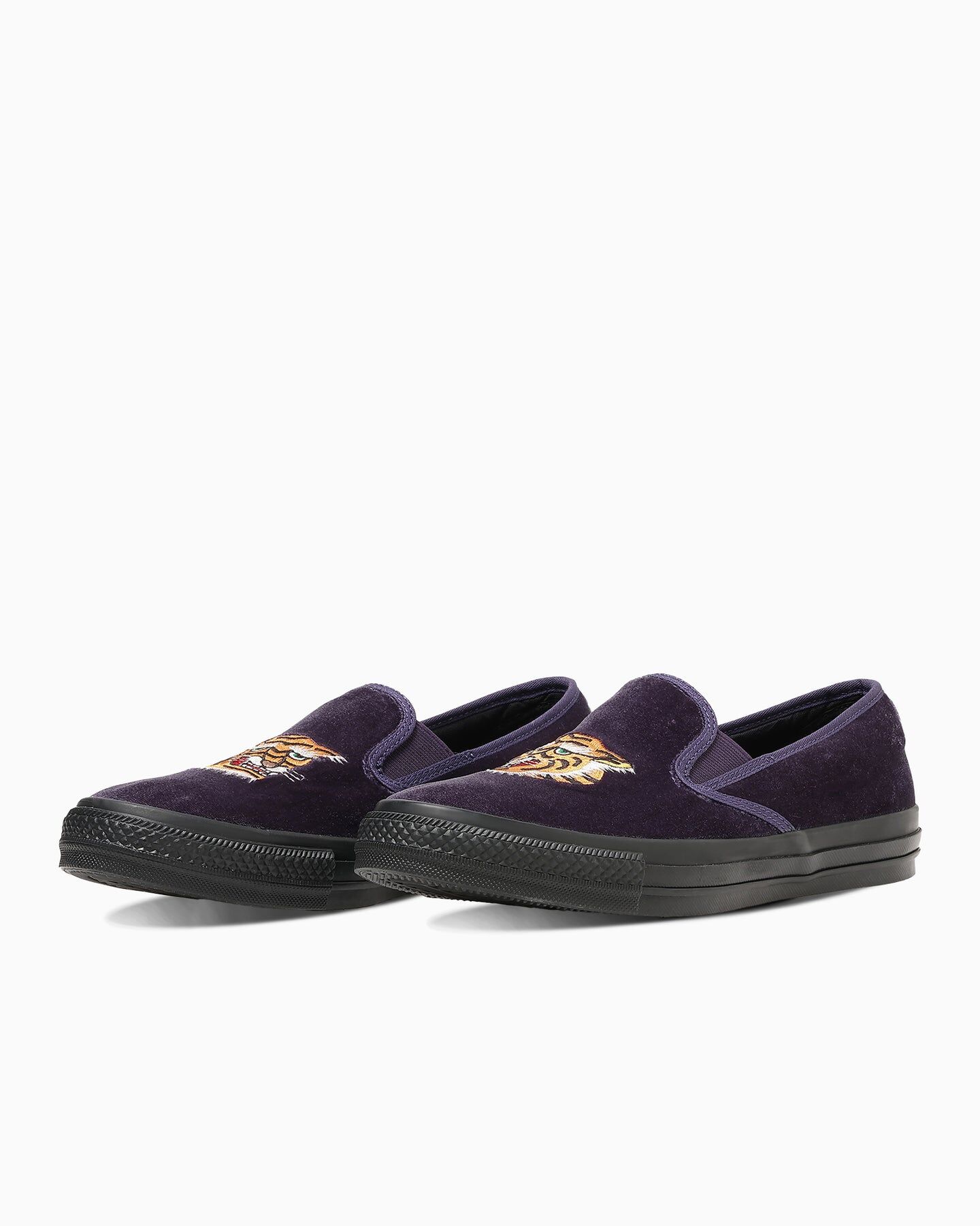 預購┃CONVERSE ALL STAR KUNGFU SLIP-ON 老虎 功夫鞋 天鵝絨 懶人鞋 深紫色