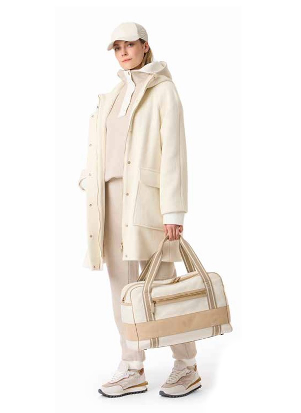 Eleventy  連帽中長毛外套