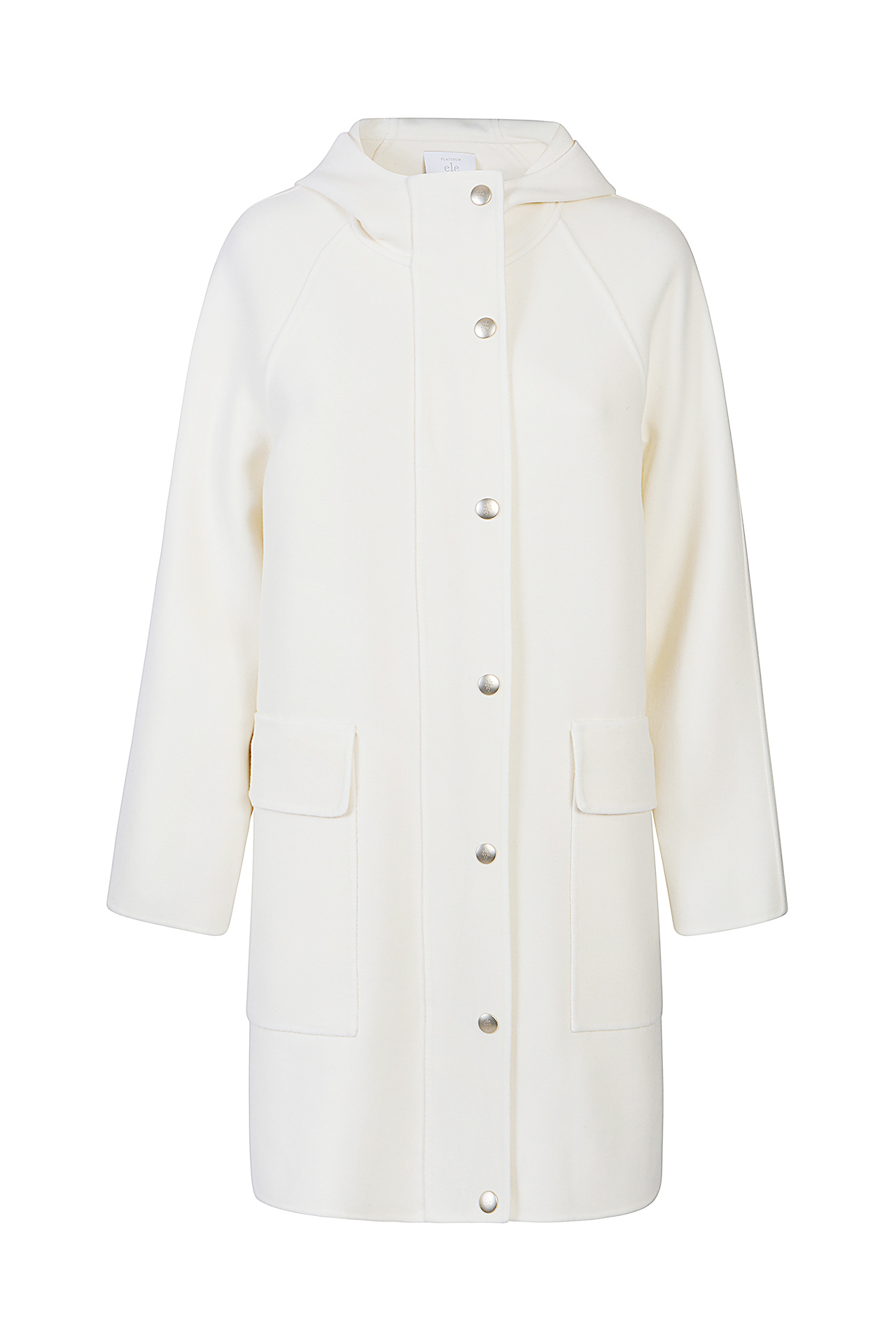 Eleventy  連帽中長毛外套