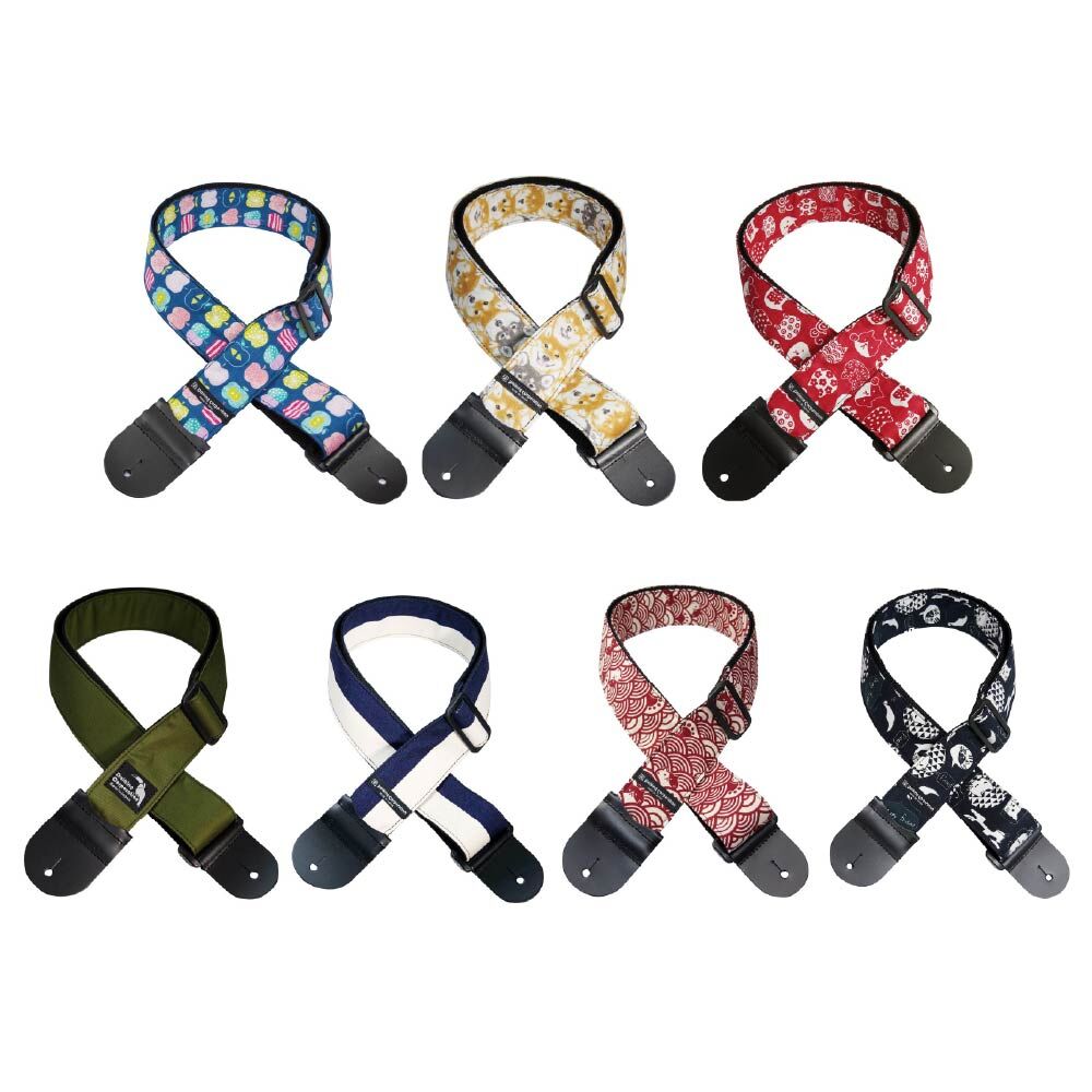 Daiking Daiking / Guitar Strap 日本製造 吉他貝斯背帶(Canvas Navy, Chino Beige, Sushi Cat...共19色) — 三峽吉他 / Bass