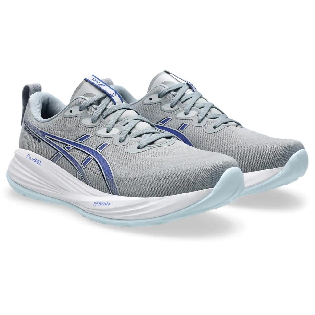 男鞋 ASICS GEL-CUMULUS 27-2E 灰藍 寬楦 拉環 支撐 輕量 緩震 運動 慢跑鞋【1011B981-022】