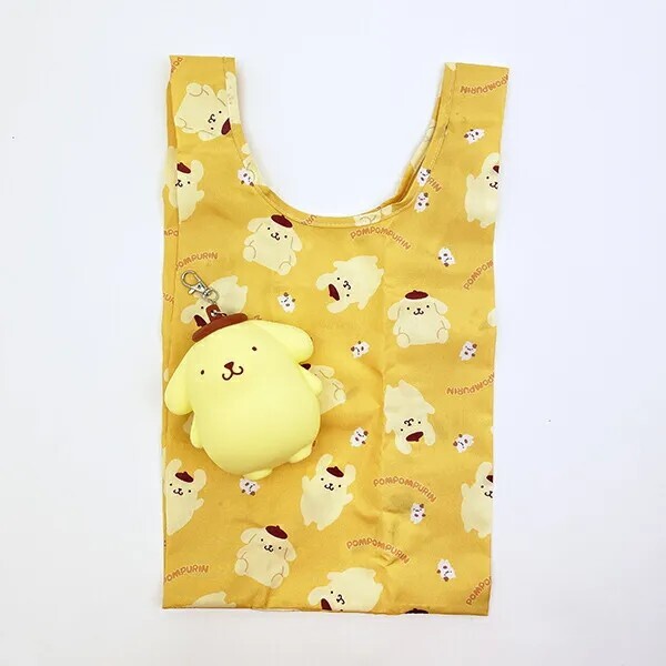 Sanrio Pompompurin Eco Bag with Pouch