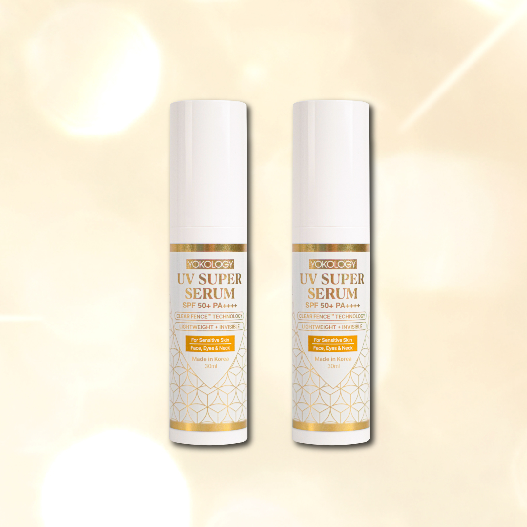 YOKOLOGY UV Super Serum SPF 50+ PA++++│超爽無感型•醫學防曬護膚級強效精華（30ml）/2支 (原價:$896)