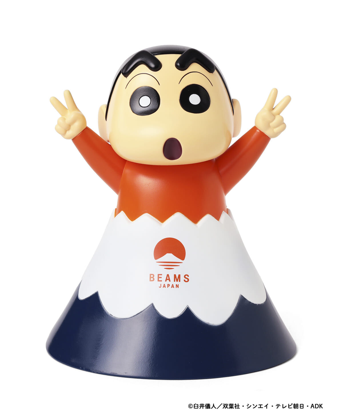 預購，2026年7月出貨┃日本製 BEAMS JAPAN X SOFVIPS 蠟筆小新 富士山 公仔