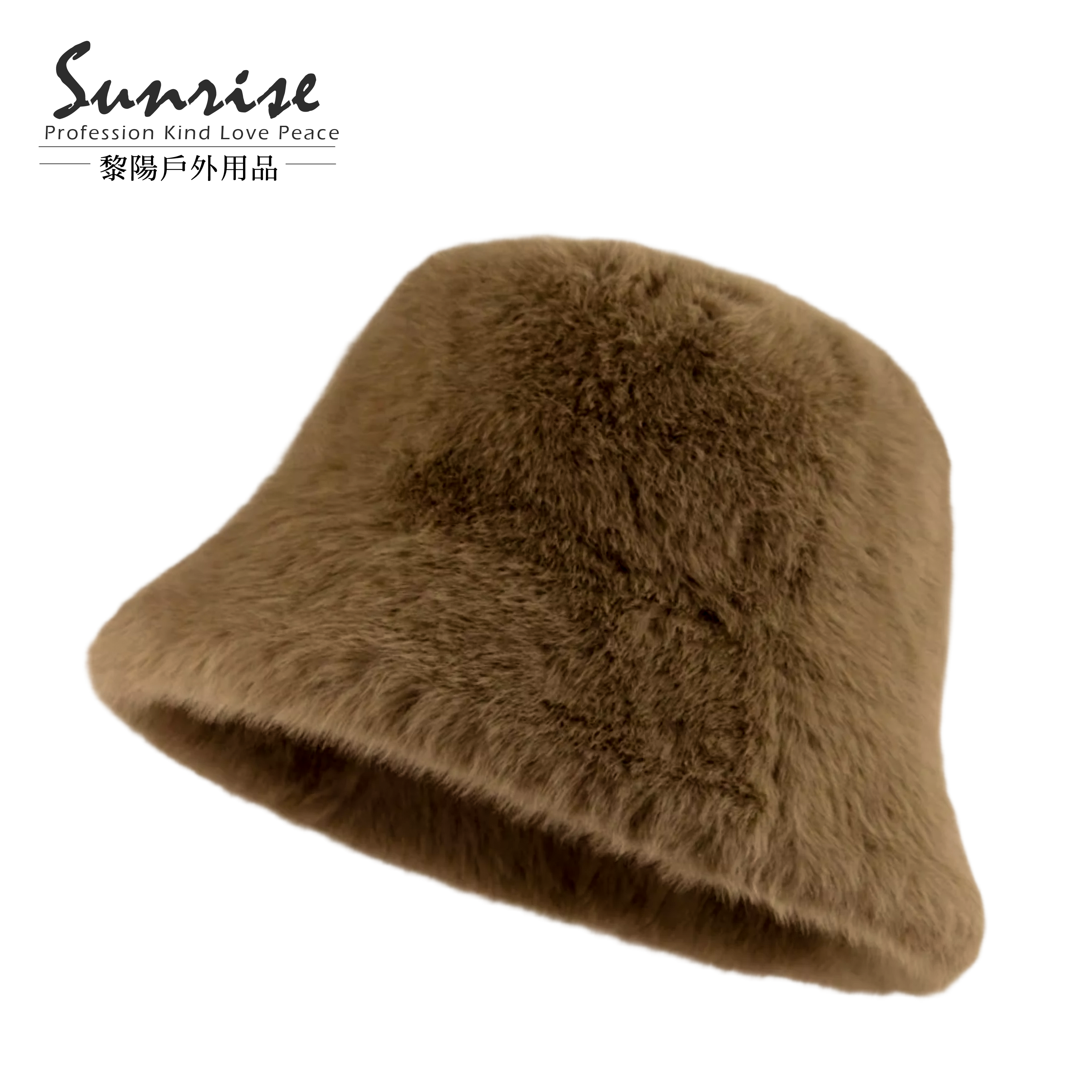 貂毛保暖水桶帽 女款 (2色) 41CBS18013B