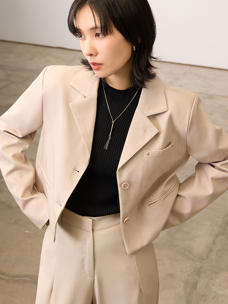 OH!HER 都會短版西裝外套