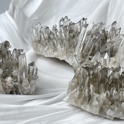 白水晶簇