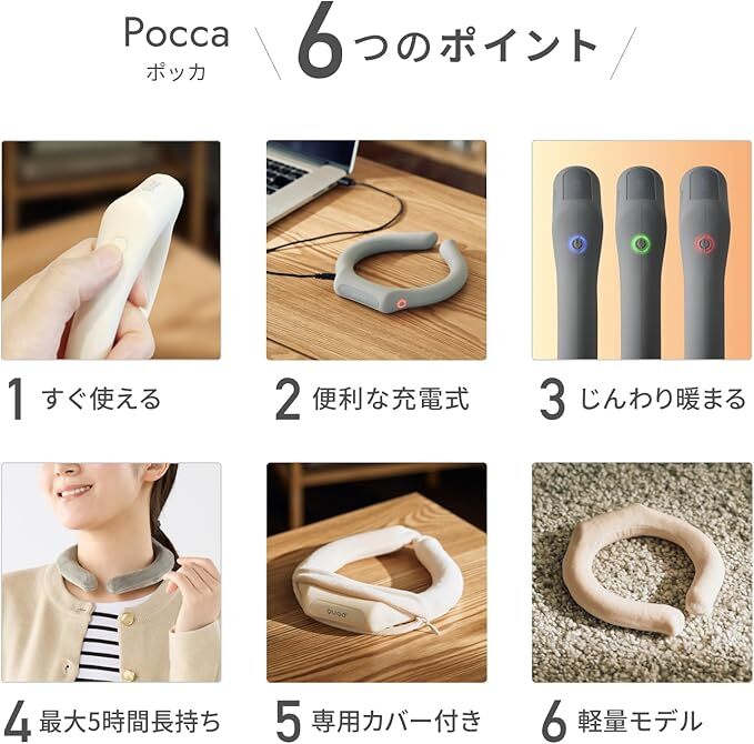 260106 QUADS  usb充電式暖頸環