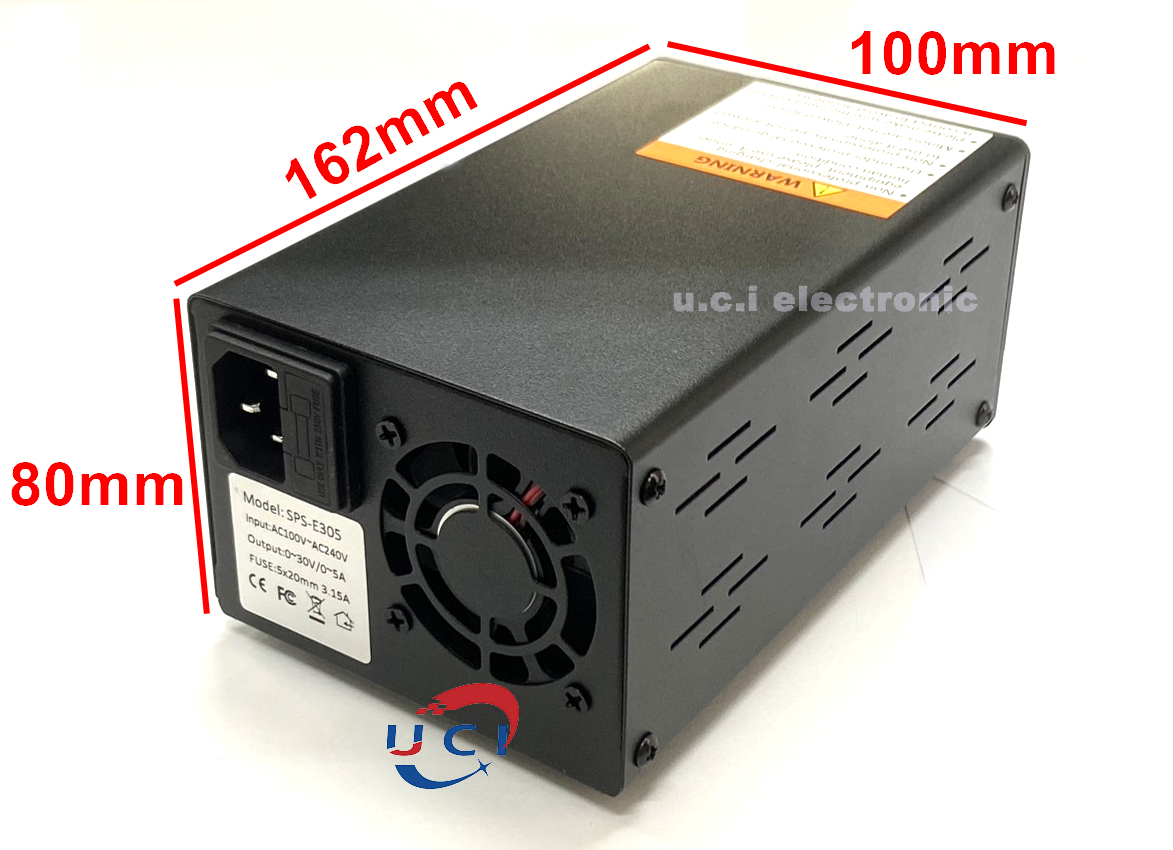 【UCI電子】(二Q-4) 迷你直流穩壓電源 電源供應器可調電壓0-30V 可調電流0-5A