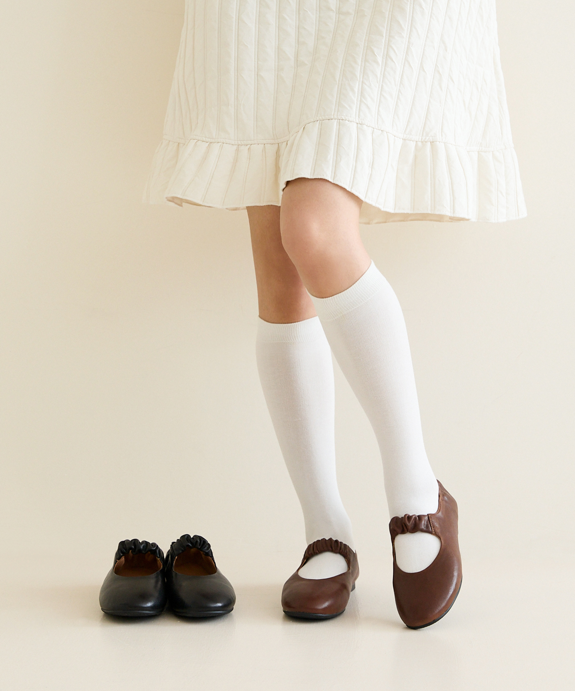 Polly 圓頭羊皮瑪莉珍鞋(兩色)