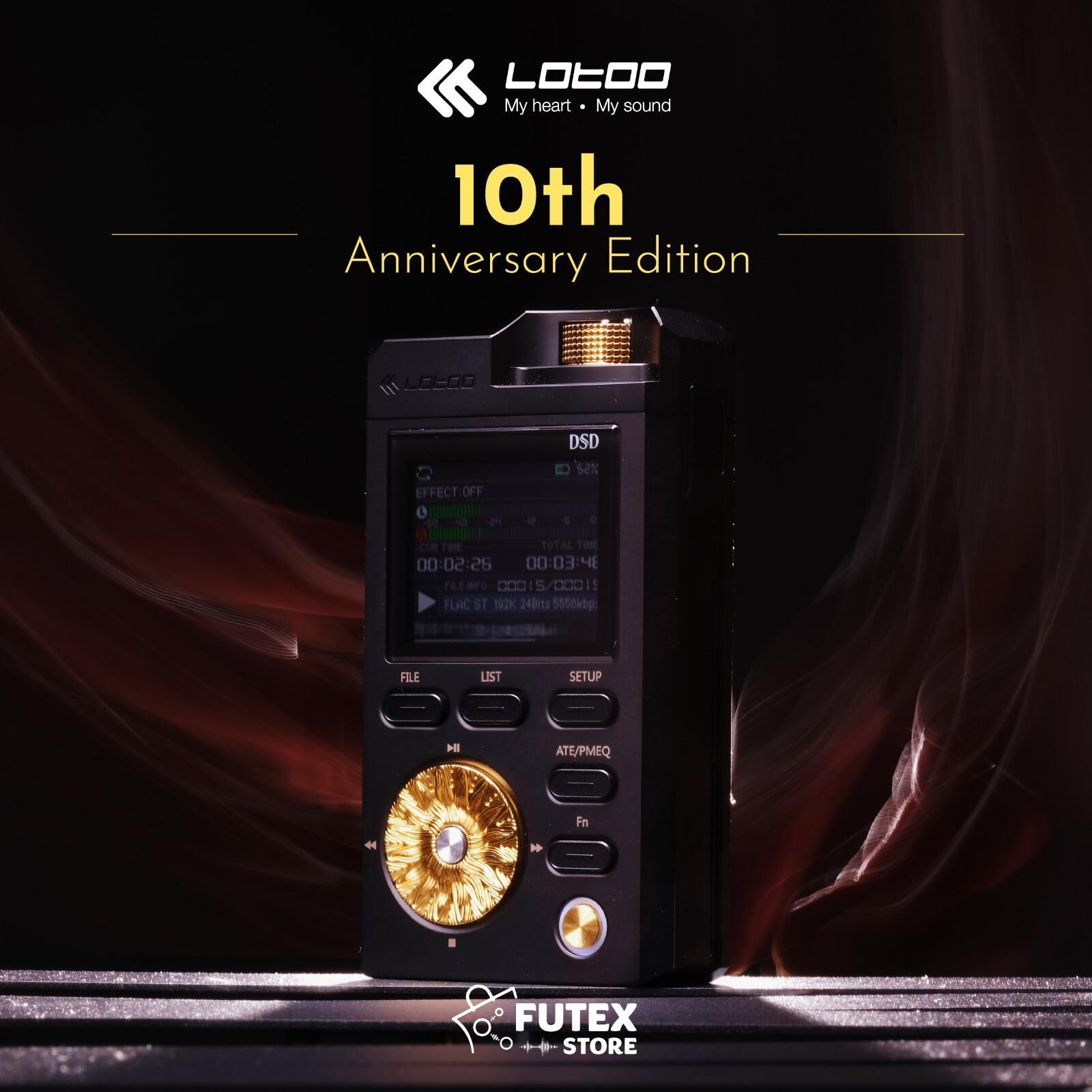 Lotoo PAW Gold 十週年限量紀念版便攜音樂播放器