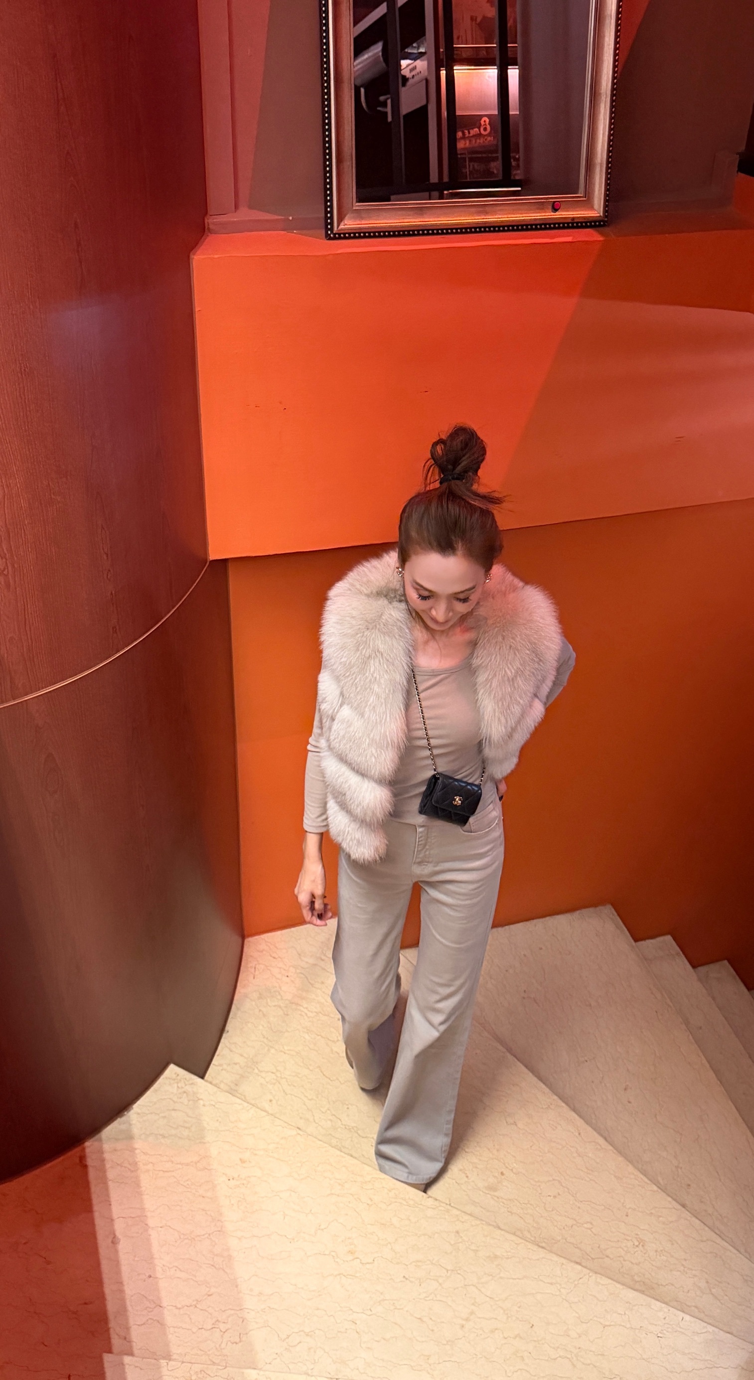 彈性微喇叭牛仔褲