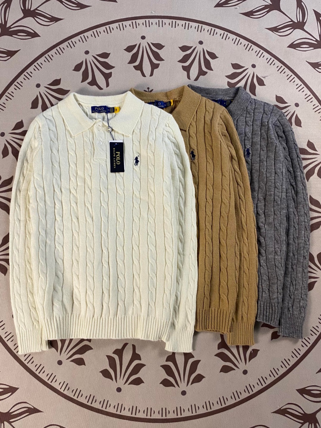 POLO 有領針織冷衫