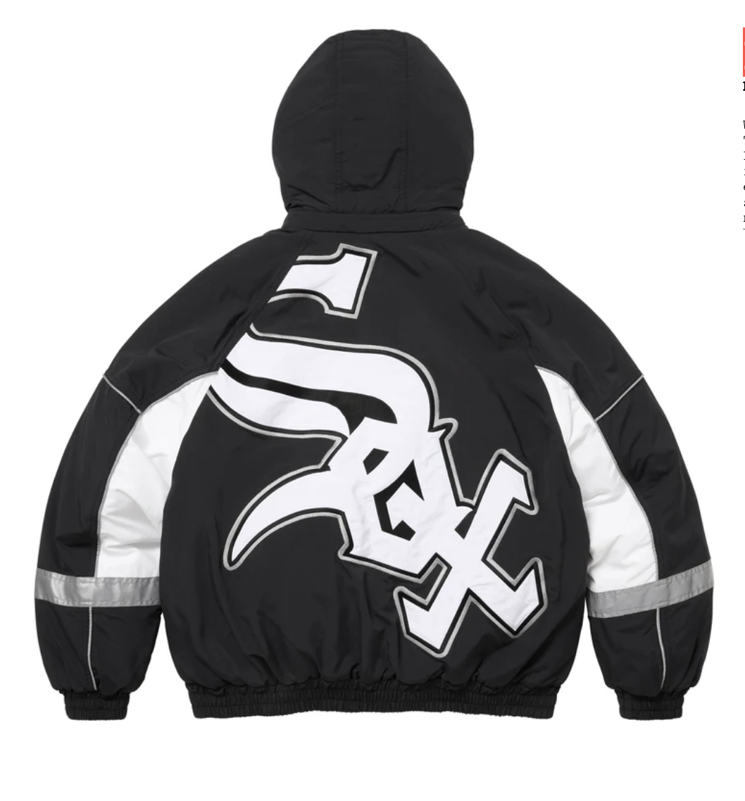 【Supreme】Supreme®/Chicago White Sox™ Stadium Jacket