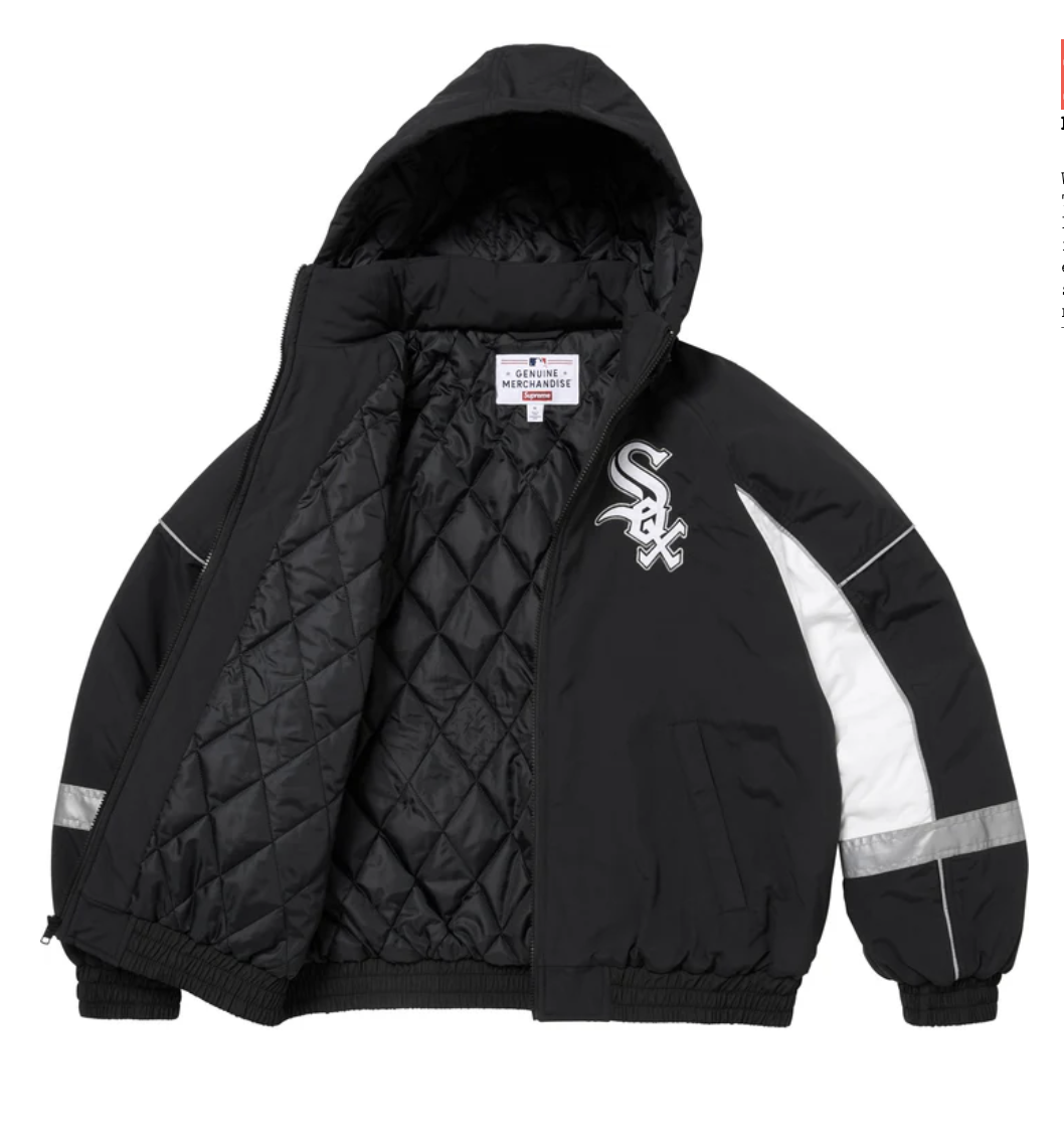 【Supreme】Supreme®/Chicago White Sox™ Stadium Jacket