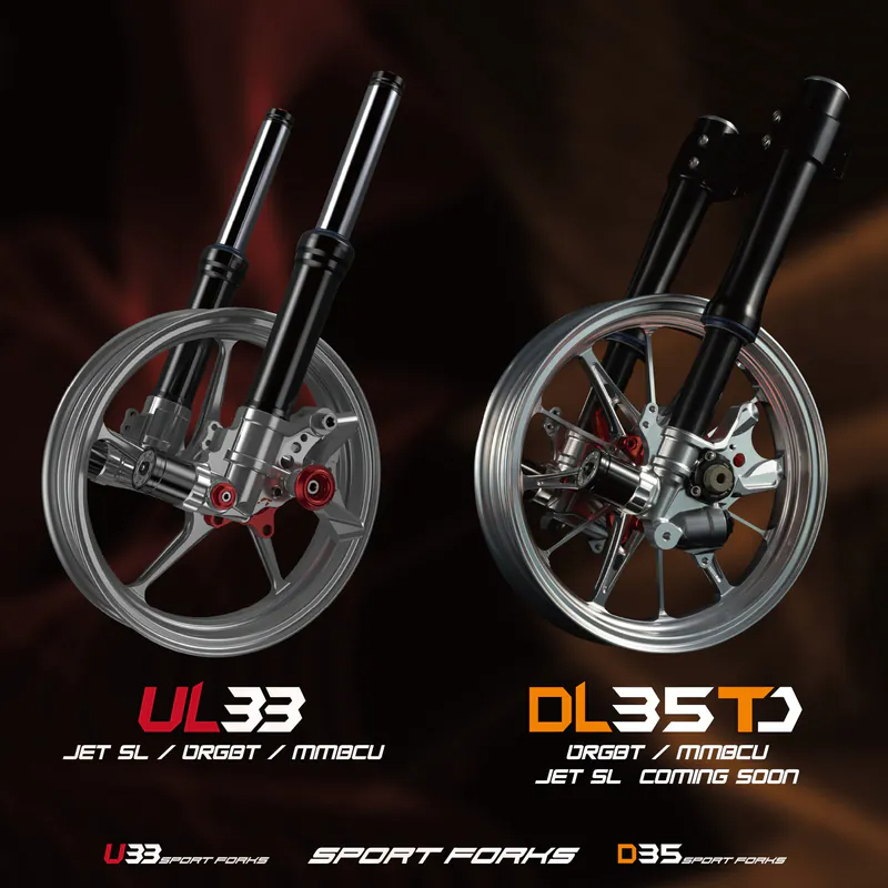 鯊魚工廠 DL35-TD 前雙碟 倒叉組