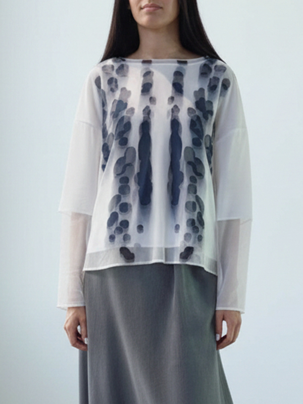 IXOS 潑墨二件式上衣