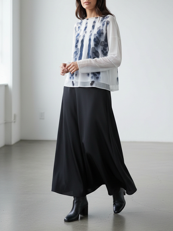 IXOS 潑墨二件式上衣