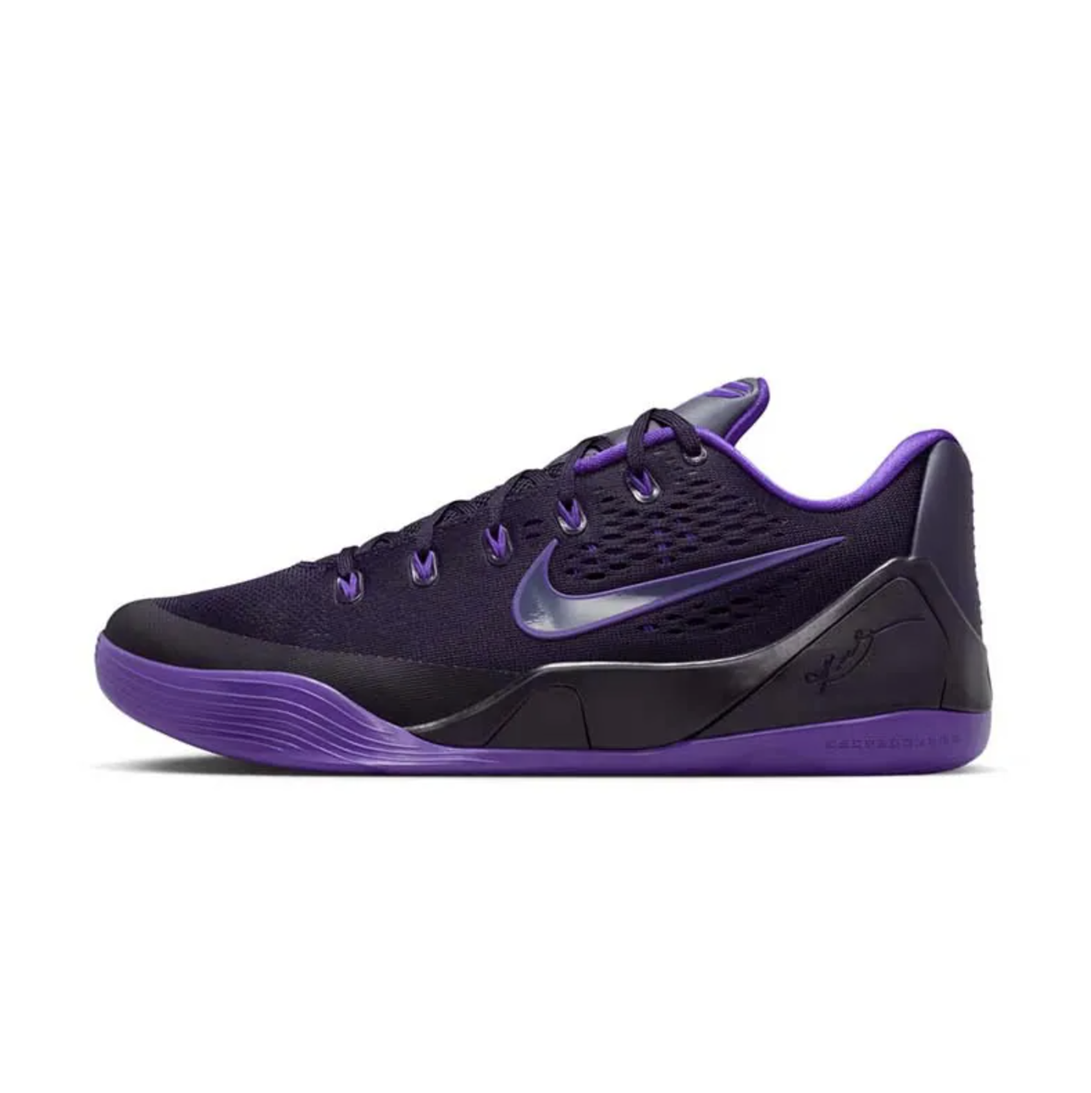 -(A12d)-NIKE KOBE 9 EM PROTRO "PURPLE DYNASTY" 黑紫曼巴 男款 低筒 籃球鞋-IH1401 500