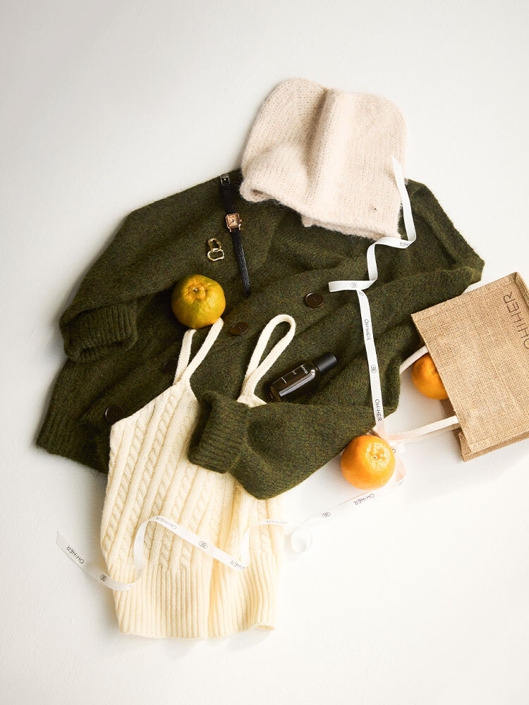 小釦萌耳毛線帽 2501（8%羊毛）