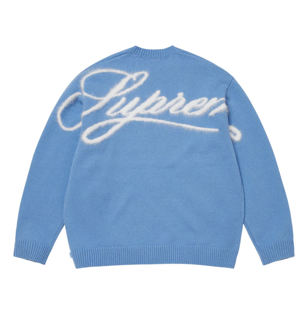 【Supreme】 Angora Script Sweater