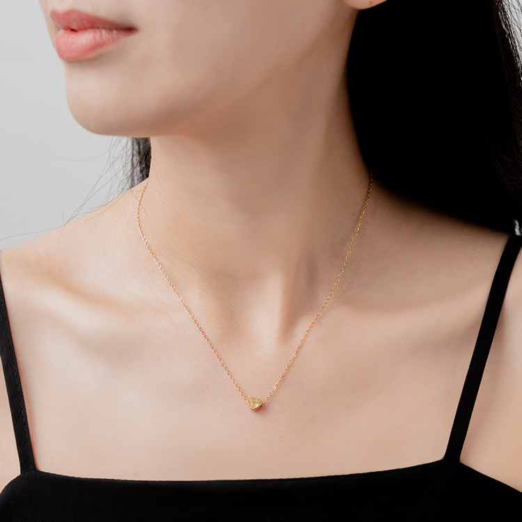 miramira心語｜小巧愛心項鍊B1901-金35843