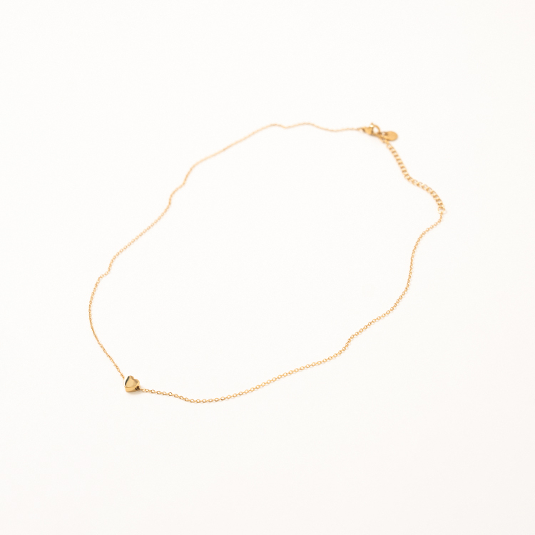 miramira心語｜小巧愛心項鍊B1901-金35843