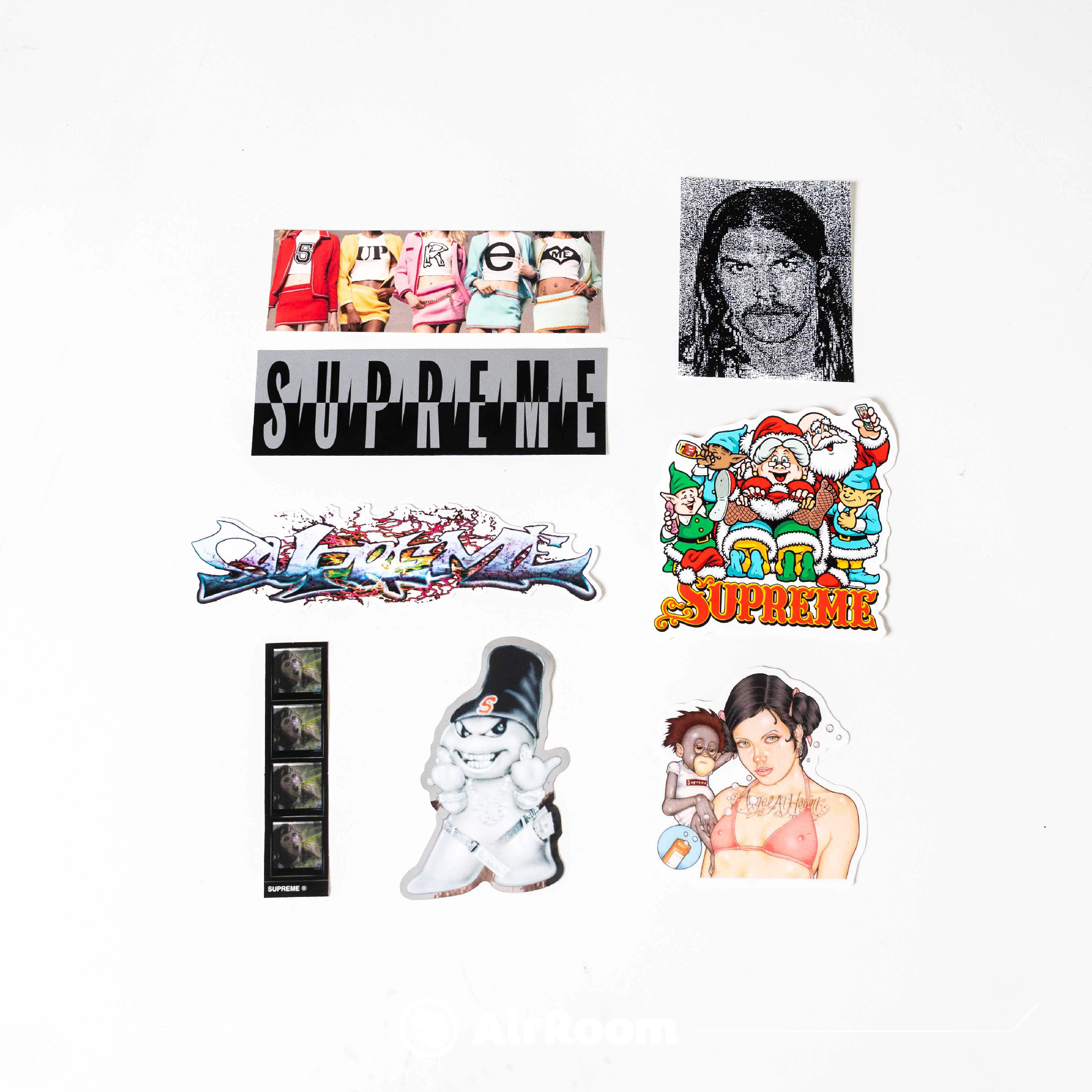 2025AW SUPREME Logo 雪人、女孩、驅魔人 貼紙 現貨