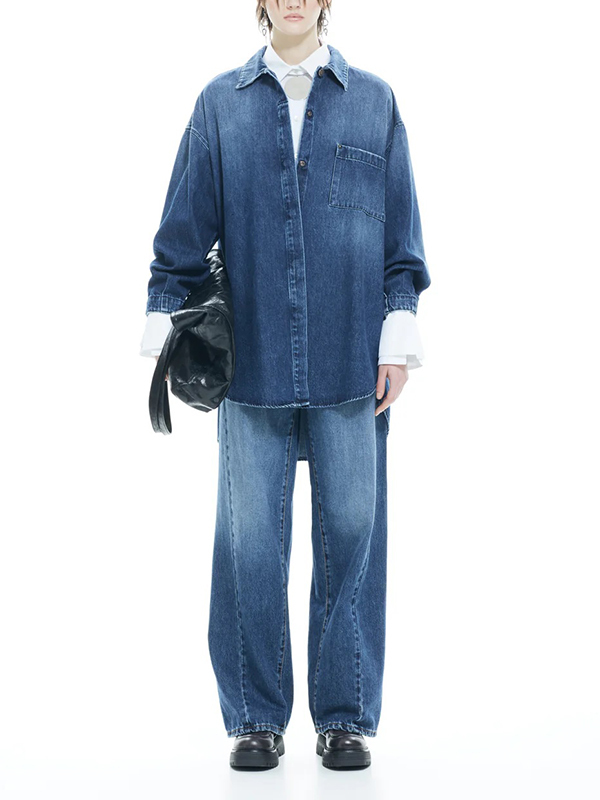 IXOS 廓形牛仔褲