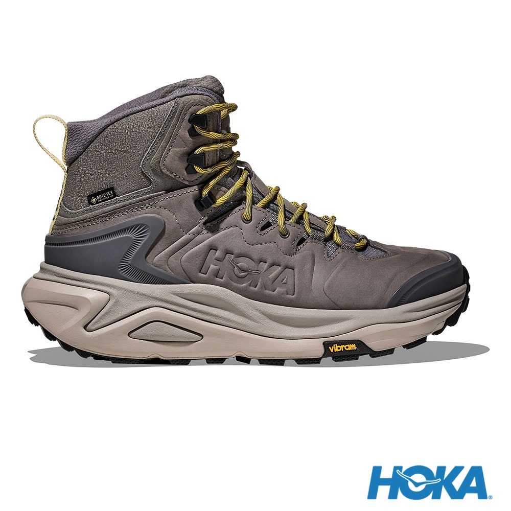HOKA ONE ONE 男 Kaha 3 GTX 中筒登山健行鞋 靜岩灰/水泥灰