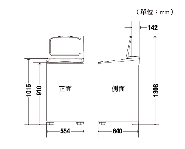 國際直立洗衣機 超強淨系列 EB型