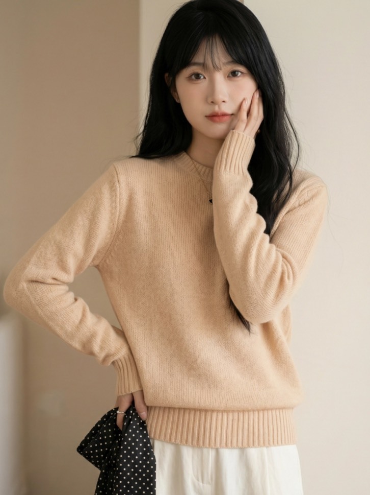 Nellie&Co 輕暖柔羊毛針織上衣(特)