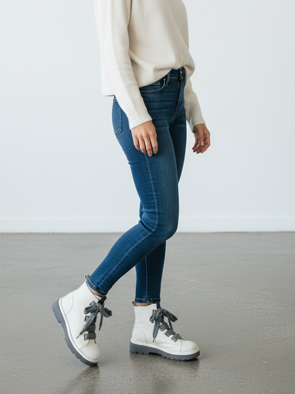 IXOS 粗繩綁帶短靴