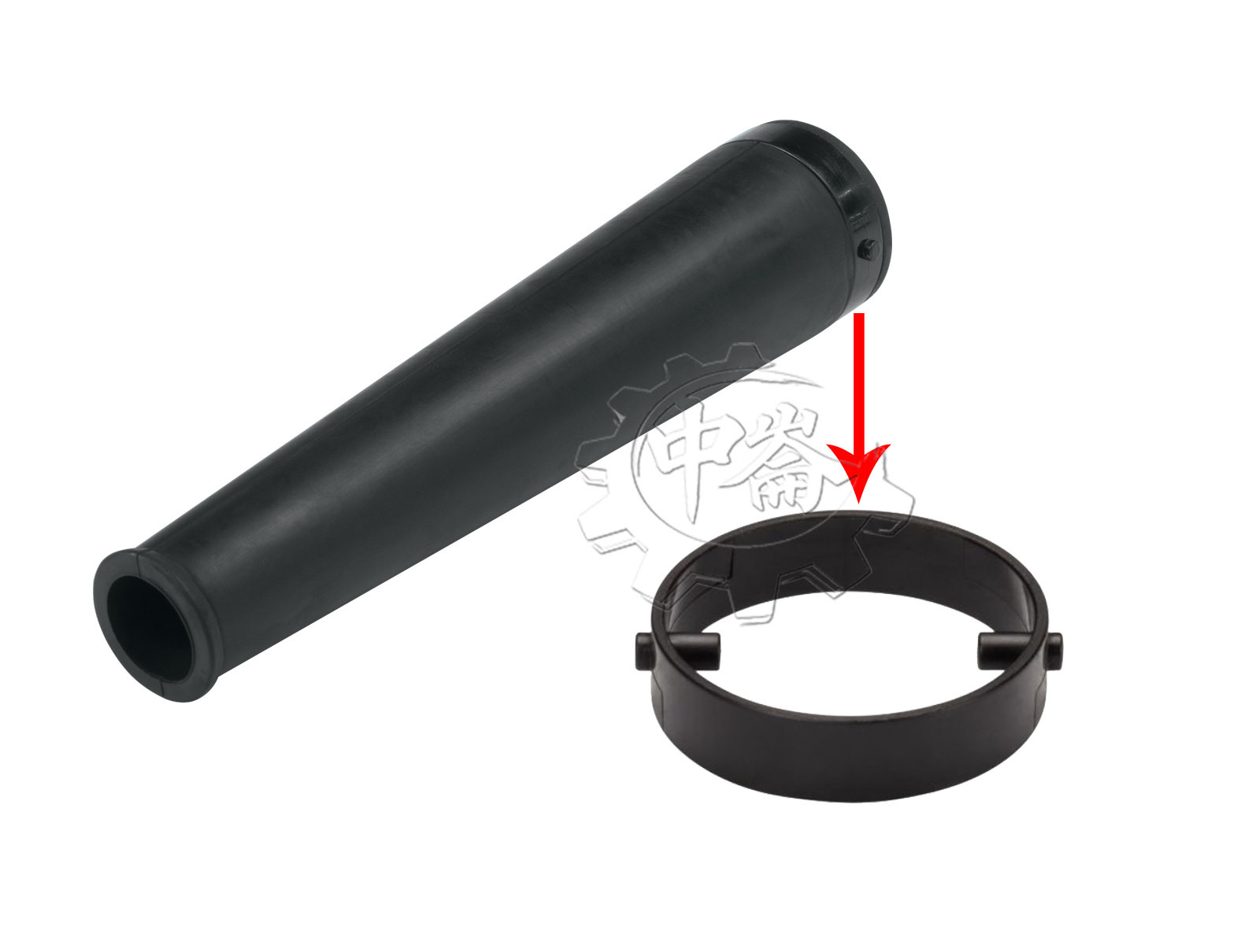 ＊中崙五金【附發票】Makita 牧田零件 橡膠風管前端環 A-45703 適用：123245-4 橡膠風管(短管)