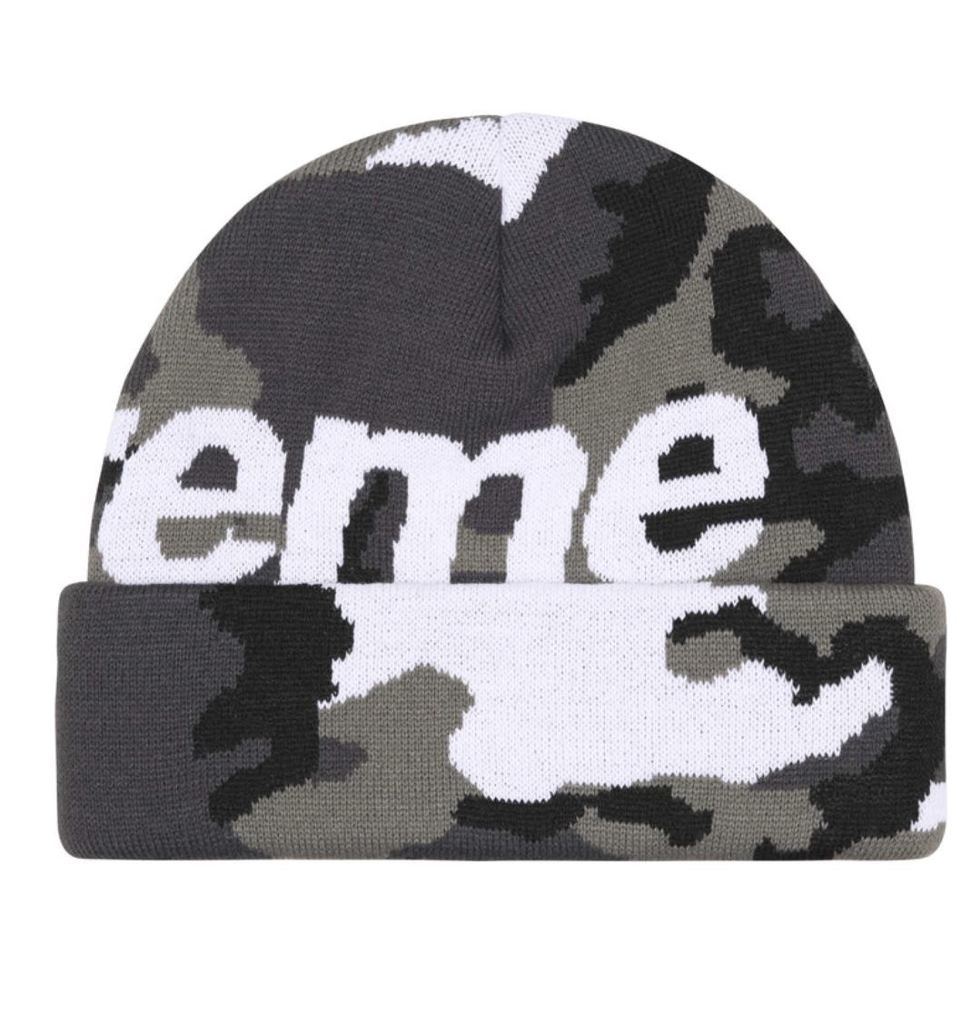 【Supreme】Camo Big Logo Beanie
