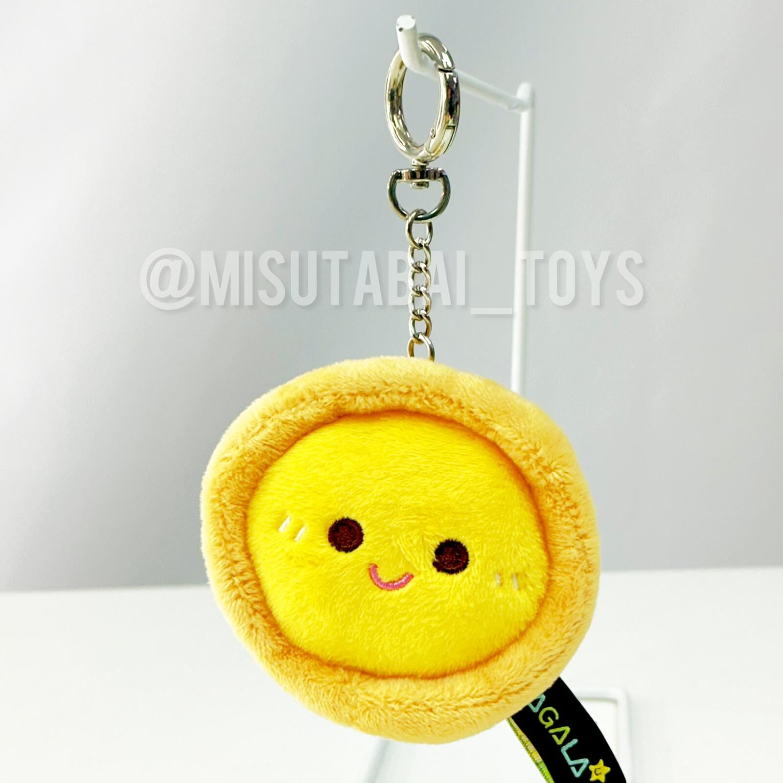 香港小食 蛋撻公仔掛件