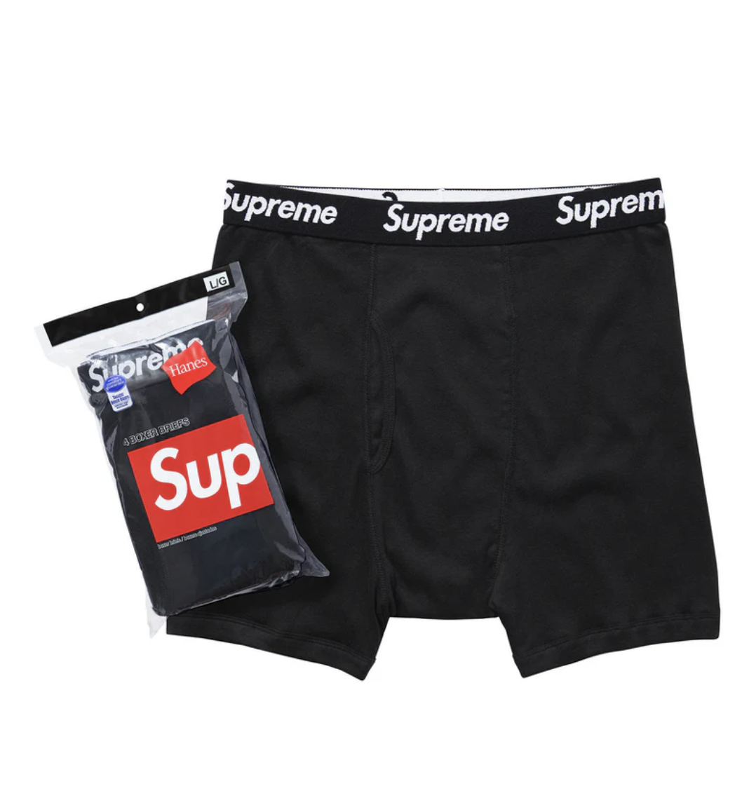 【Supreme】 Supreme®/Hanes® Boxer Briefs (4件組)
