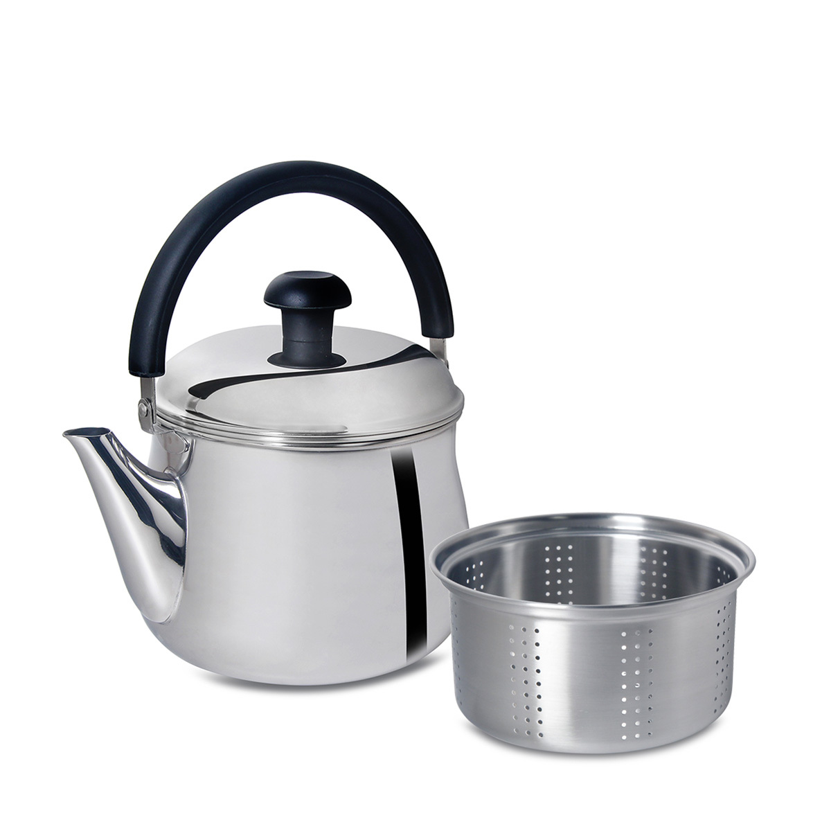 日本Miyaco 2.5L IH 不銹鋼水煲/煎藥壺連濾隔 -SP-50