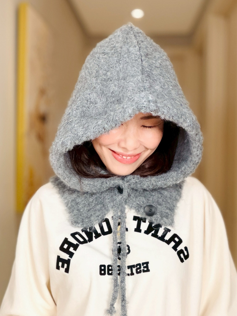 羊毛圍脖毛帽 [ 10色 / Free ]