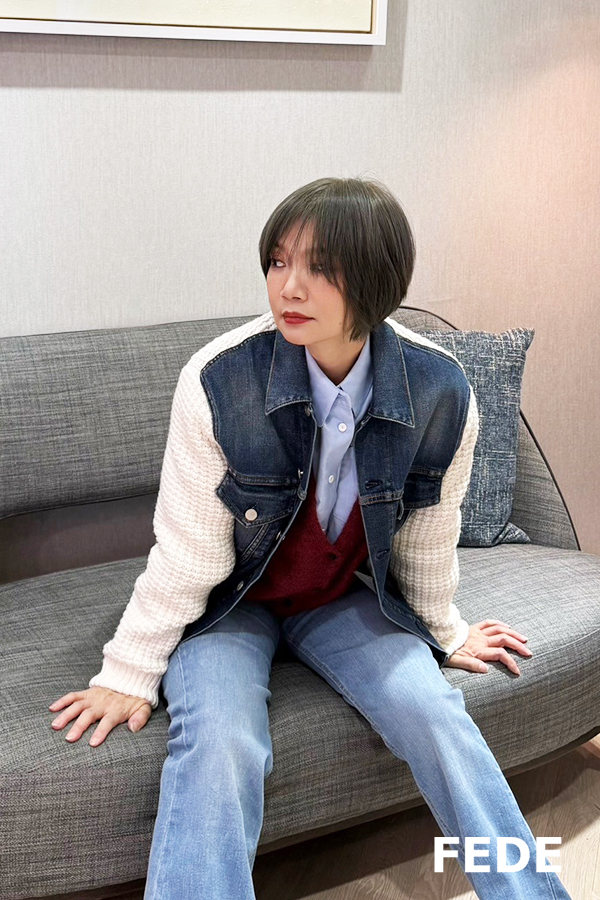 Fabiana Filippi 拼接牛仔外套