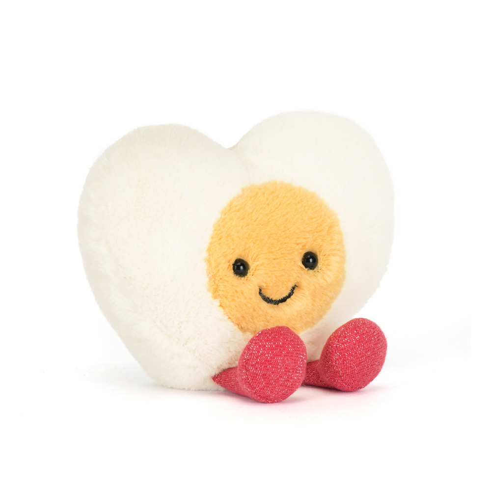 Jellycat Amuseables Heart Boiled Egg 愛心水煮蛋