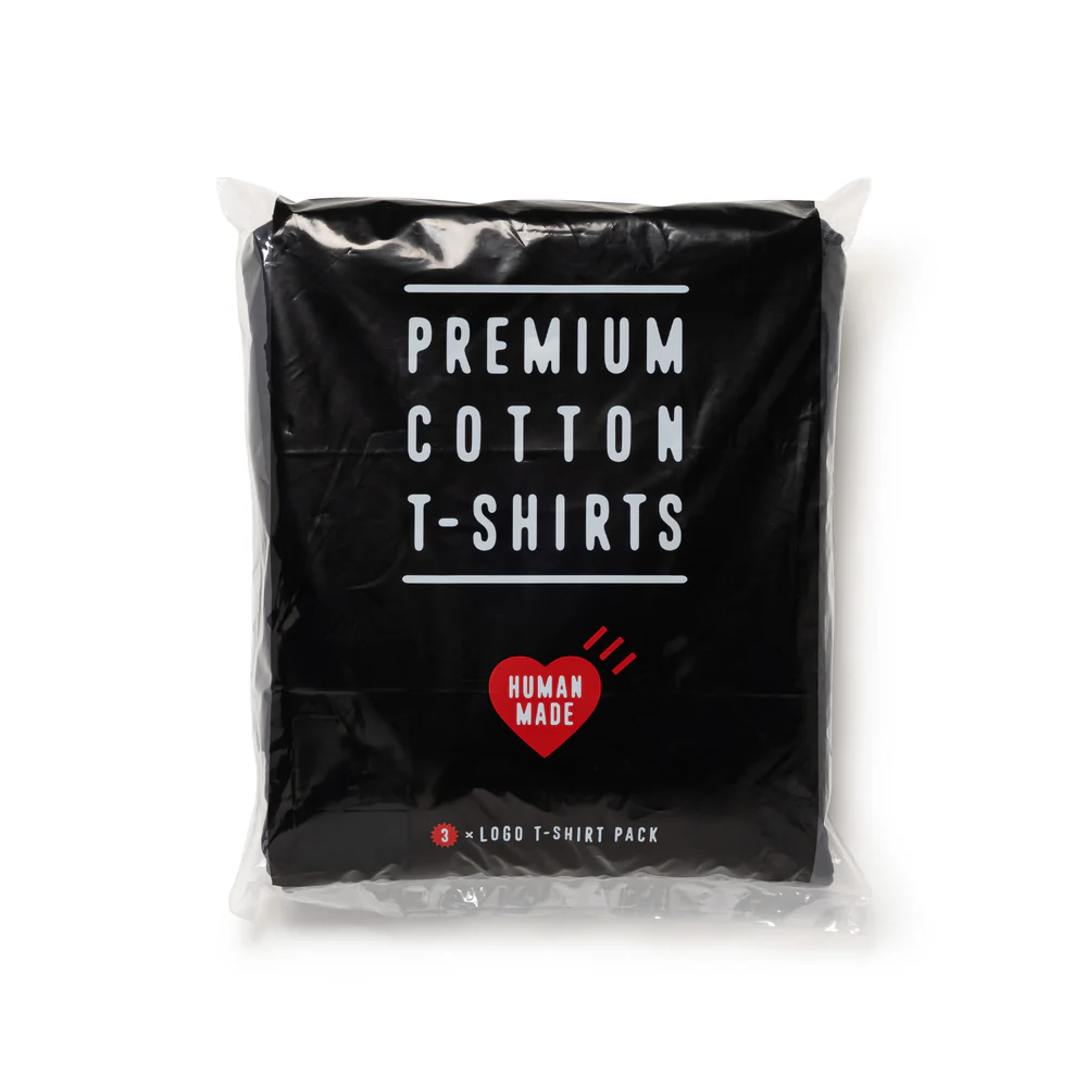 Human Made 3-pack T-Shirt Set - Black | HM30CS037